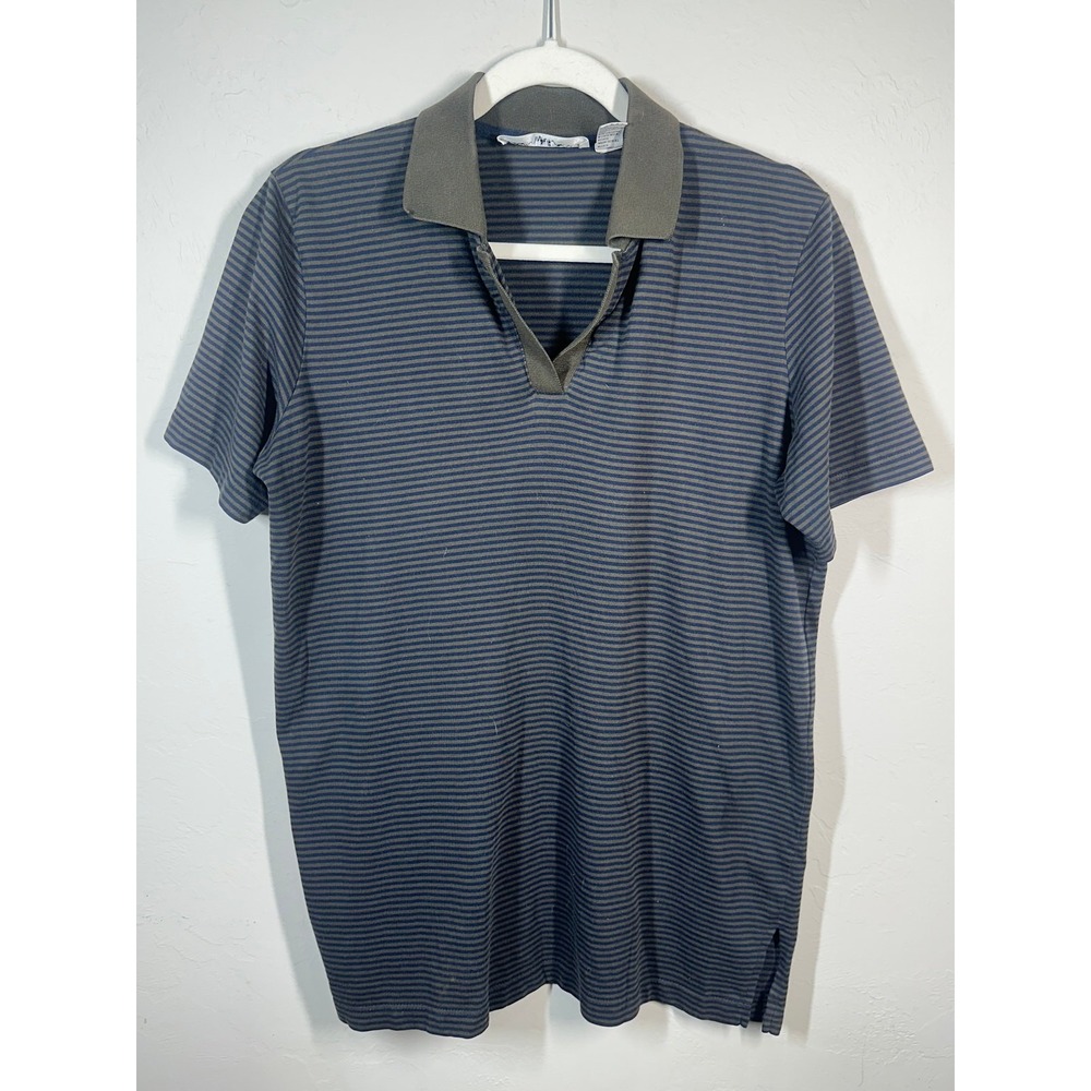 Josephine Chaus Men's Large Polo Shirt | Casual Short Sleeve